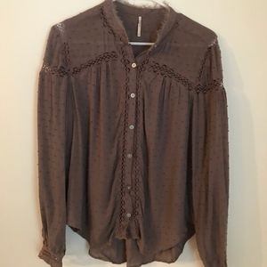 Free People Small Petite Peasant Top